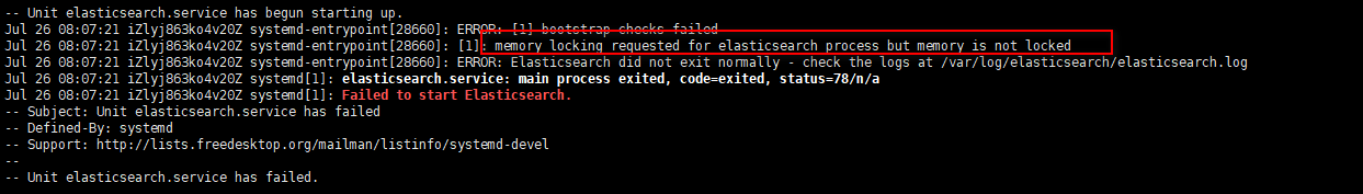 Elasticsearch 7.8 memory locking requested for elasticsearch process but memory is not locked 的解决办法-程序旅途