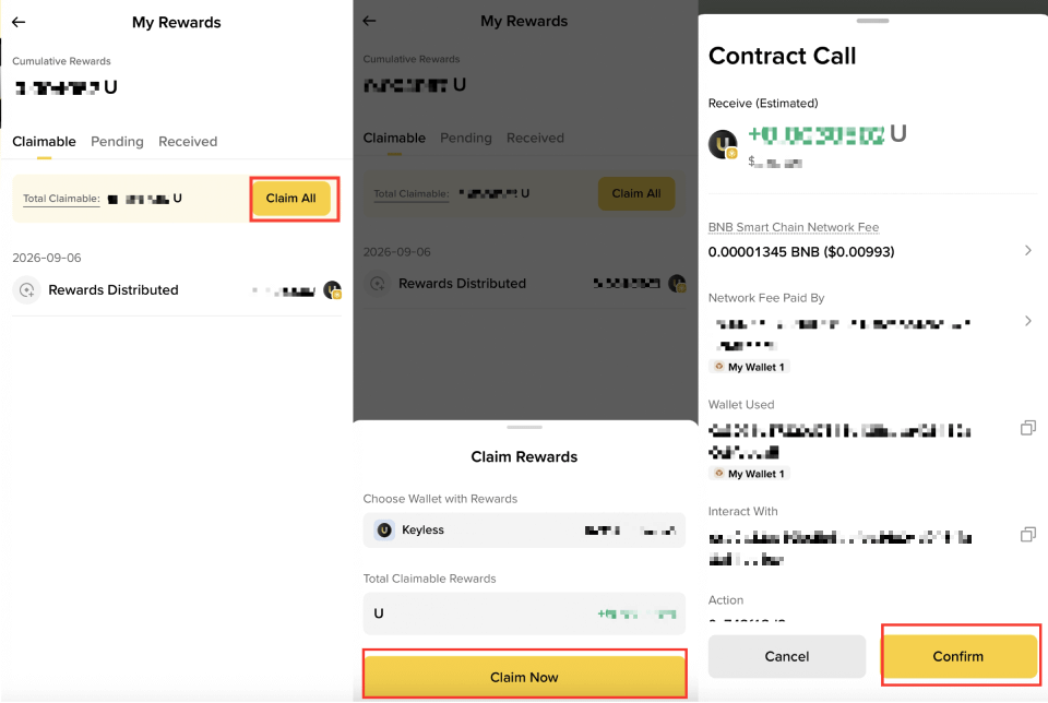 币安钱包免存生息怎么开:U / USDe / USDS 持有激活与领奖-程序旅途