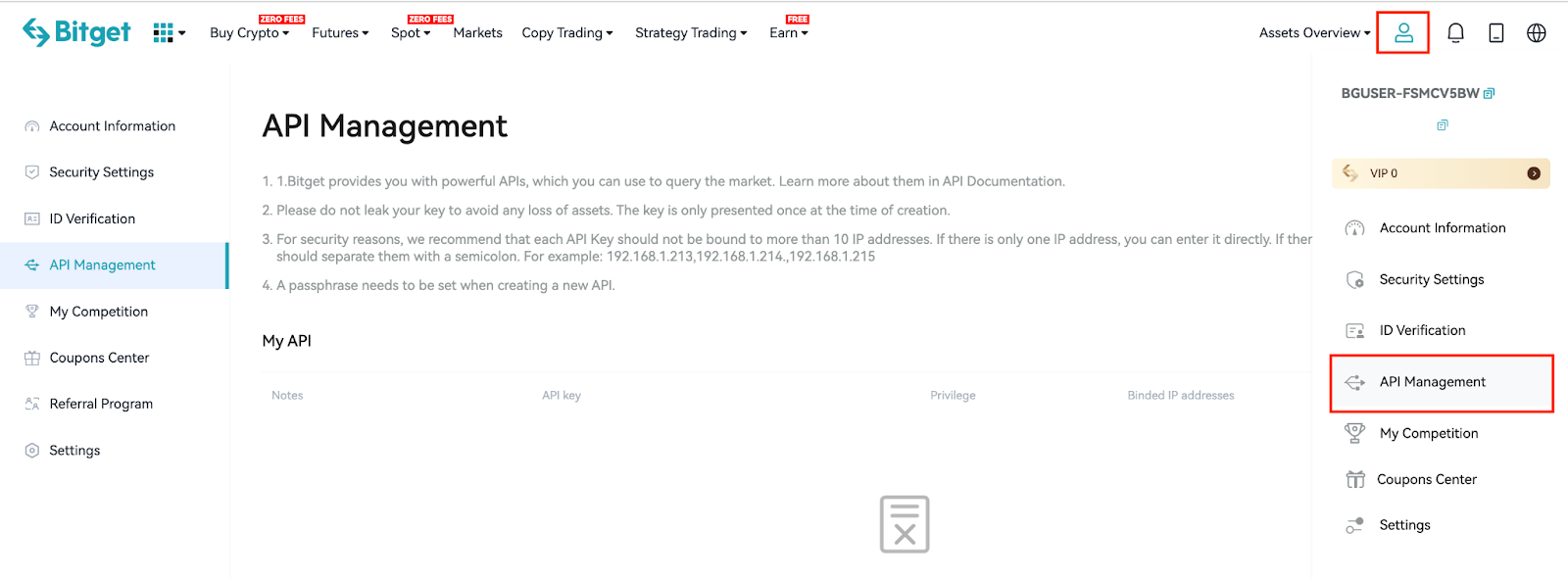 Bitget API Key 怎么创建:权限勾选、IP 白名单与安全注意-程序旅途