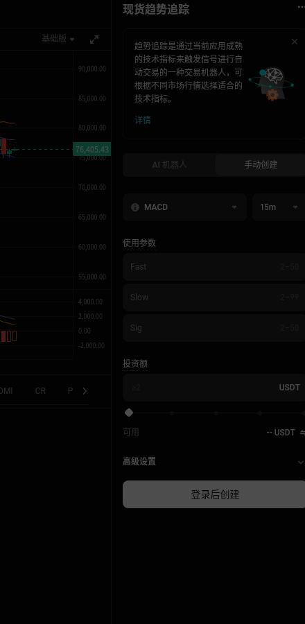 Bitget 趋势追踪机器人怎么用:AI 方案与手动创建-程序旅途