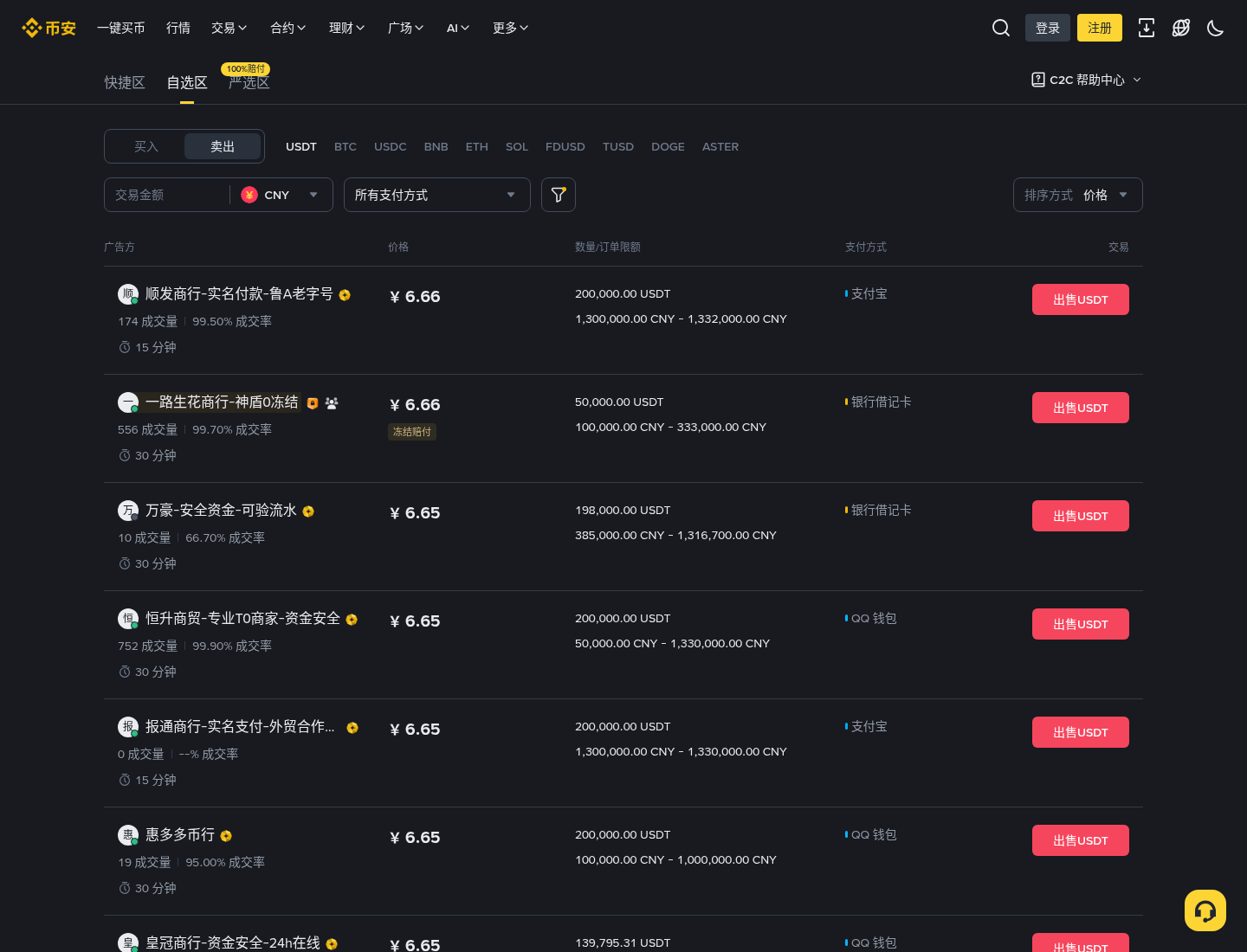 币安 P2P 卖 USDT 怎么操作:出金到银行卡步骤-程序旅途