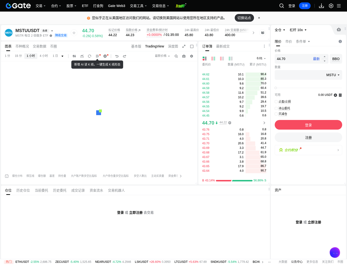 Gate 股票合约怎么开:MSTU/SDGR 等 8 只入口与杠杆-程序旅途