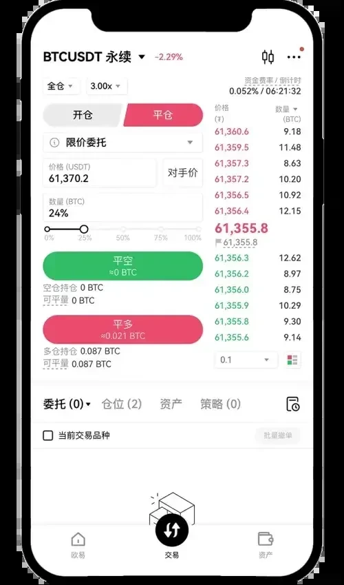 欧易合约怎么平仓:市价限价与一键平仓-程序旅途