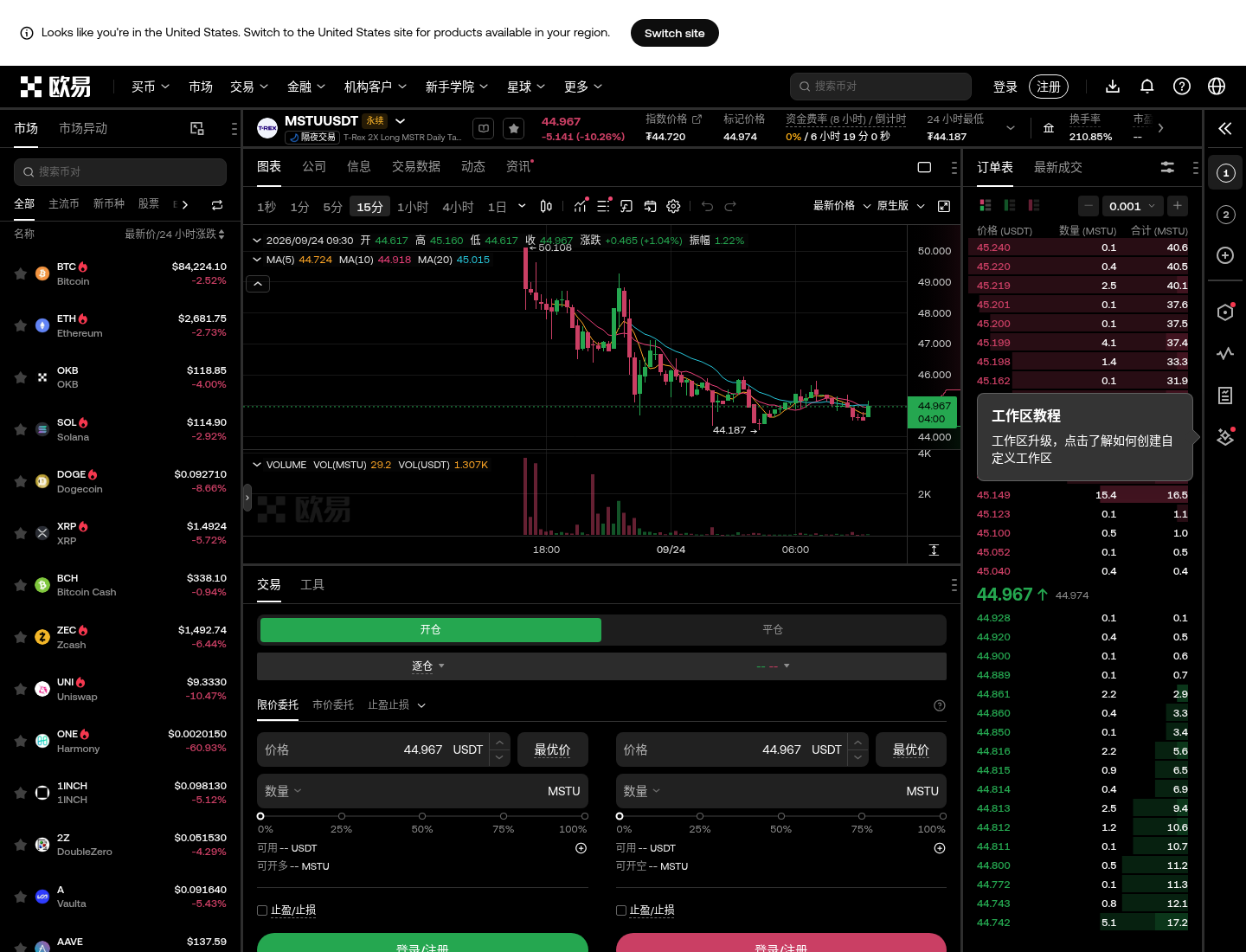 欧易股票永续怎么开:MSTU 杠杆 ETF 与 KSTR/CYPH/GTLB-程序旅途