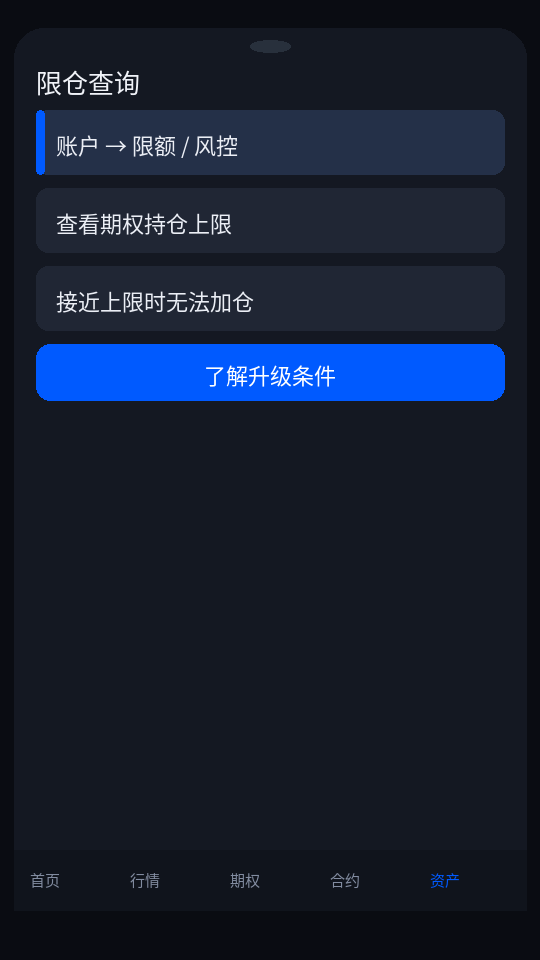 九、OKEx期权限仓规则-程序旅途