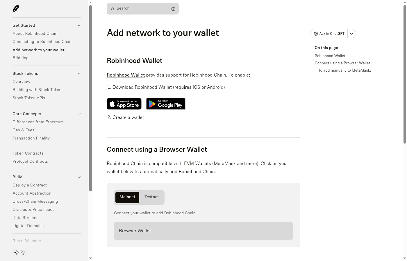 Robinhood Chain 怎么玩:钱包、跨链入金、看盘与防骗清单-程序旅途