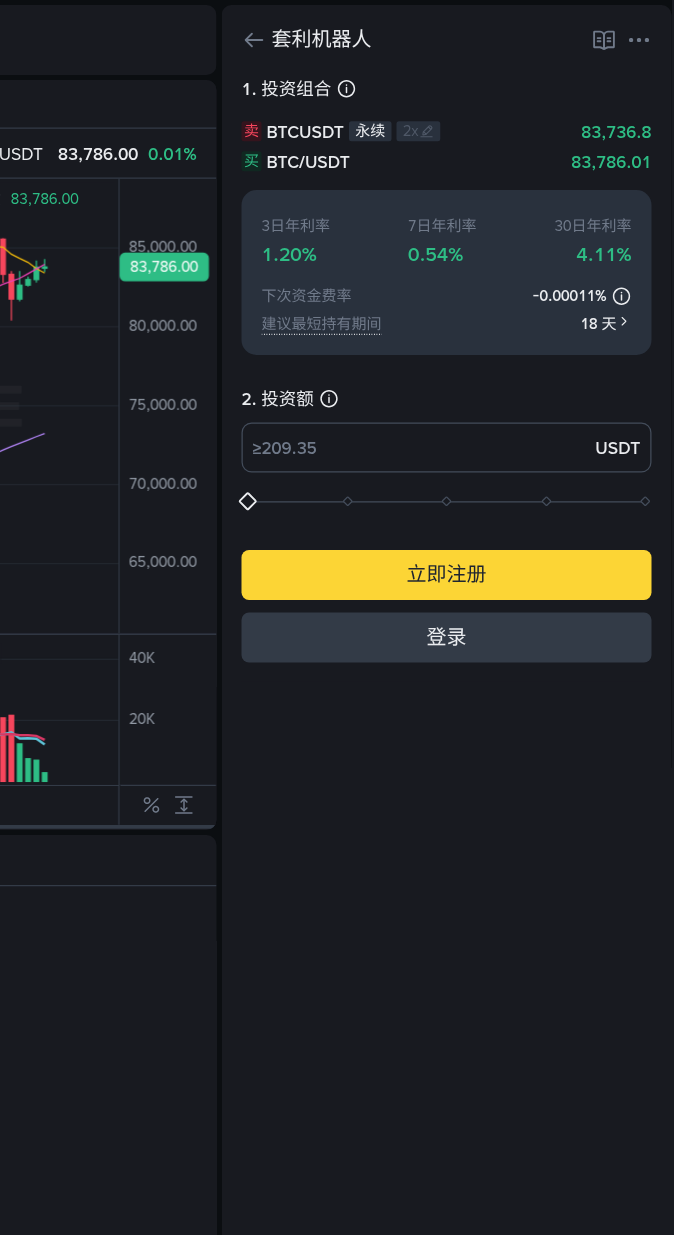 币安套利机器人怎么开:正向/反向、投资额与和网格差在哪-程序旅途