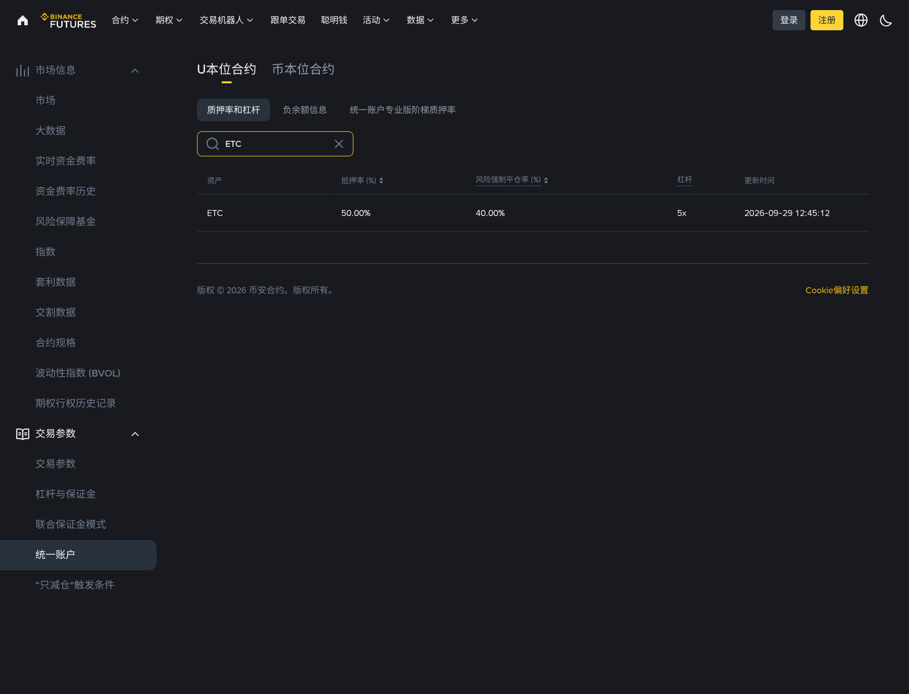 币安 10-16 ASTER/ETC 抵押率怎么核对:全仓借出与 uniMMR-程序旅途